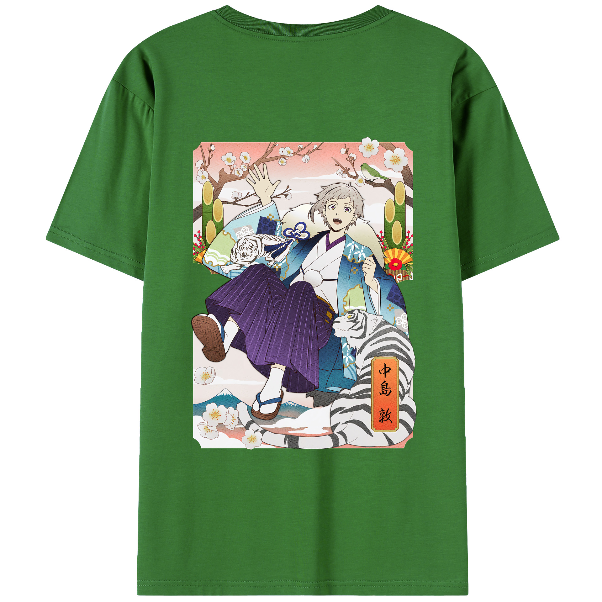 （画像用） 文豪ストレイドッグス Bungo Stray Dogs レディース半袖Tシャツ(バックプリント)